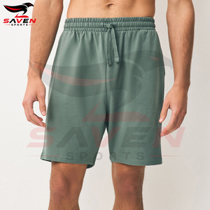 <b>Navy</b> Green Ice Grey Lightweight 100% Cotton <b>Shorts</b> 3 Pack Hip Hop Style Casual Wear With Pockets <b>Men's</b> <b>Shorts</b> - Product Image 4
