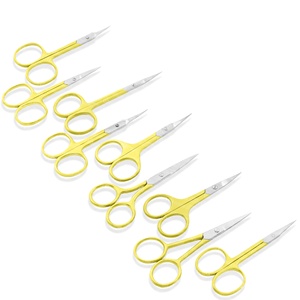 Ciseaux de pansement médical professionnel lame incurvée outil de soin de beauté ciseaux de pansement chirurgical avec dissolvant de peau morte à pointe pointue - Product Image 5