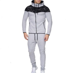 Survêtements d'hiver pour hommes à coupe ajustée avec logo personnalisé, vêtements de sport en coton et polyester, polaire respirant, écologique, de haute qualité - Product Image 5