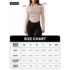 High Elasticity Lightweight Red Black Women Yoga <b>Top</b> Slim Fit Gym Wear Long Sleeve Quick-Dry Training Full-Zip Workout Jacket - Product Image 6