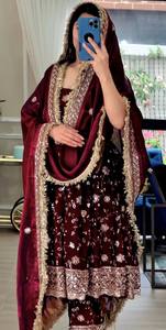 Vestido Afgano Kuchi Vintage de Última Moda para Mujer, Nuevo, en Venta, para Fiestas, 3 Piezas - Product Image 3