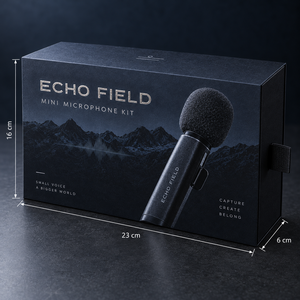 ชุดไมโครโฟน ECHO Mini แบบกำหนดเอง กล่องบรรจุภัณฑ์แบบลิ้นชักเลื่อน - Product Image 5