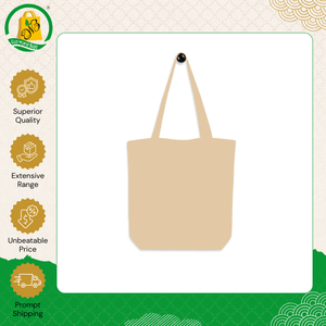 Bolsa de Compras de Lona 100% Algodón Ecológica de Última Moda, Venta al Por Mayor a Bajo Precio - Product Image 2