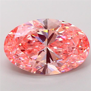 เพชรทรงรีสีชมพู 7 กะรัต สวยงามน่าทึ่ง หายาก ทรงแฟนซี ระยิบระยับ เหมาะสำหรับเครื่องประดับหรูหราสั่งทำพิเศษ - Product Image 5