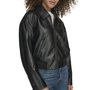 <b>Women</b> Windproof Genuine Leather <b>Jacket</b> <b>Winter</b> <b>Warm</b> Stylish Leather <b>Jacket</b> Ladies Original Leather <b>Jackets</b> In Cheap Price - Product Image 3