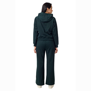 Conjuntos Deportivos de Dos Piezas para Mujer, Sudadera con Capucha para Correr al Aire Libre, Color Sólido, Talla Grande, Ropa de Invierno, Conjuntos Atléticos para Chicas - Product Image 2