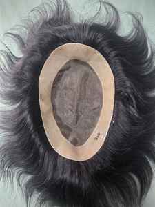 Taz Hair Bangladesh's High Quality Indian Hair <b>Wig</b> for <b>Men</b> Deep Wave Style Soft Mono Base Toupee Bangladeshi Hair System - Product Image 5