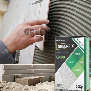 Mortier à carrelage à base de ciment GREENFIX haute performance, super flexible, antidérapant et déformable pour façades extérieures, certifié ISO - Product Image 2