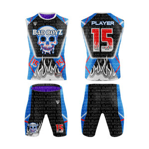 Uniforme Personalizado de Flag Football 2026, Poliéster de Secado Rápido, Uniforme de Compresión Personalizado 7V7 - Product Image 3