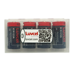 แบตเตอรี่ลิเธียมแบบชาร์จได้ 3V ICR123A ที่ใช้งานได้ยาวนาน สำหรับไฟฉาย กล้องฟิล์ม เซ็นเซอร์ตรวจจับความเคลื่อนไหว และกุญแจอิเล็กทรอนิกส์ - Product Image 6