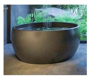 New Arrival Latest Royal Copper Handmade Double Wall <b>Bath</b> Tub New Shape Wholesale Manufacturer Factory Direct Sale - Product Image 2