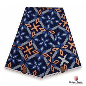 Tissu Ankara Premium Double Face en Coton Imprimé Wax Africain Léger et Occultant, 100% Coton, Matière Imperméable pour Robe - Product Image 4