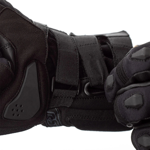 Gants de course personnalisés en PU à doigts entiers, coupe-vent, avec sangle de poignet réglable et fermeture auto-agrippante, pour la conduite, unisexe, hiver, extérieur - Product Image 4