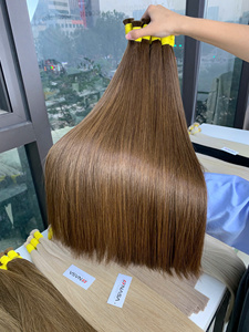 ที่ต่อผมบริสุทธิ์จากเวียดนามแบบสองชั้นคุณภาพสูงจัดส่งรวดเร็วกระดูกตรงสีอ่อน - Product Image 5