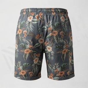 Pantalones Cortos de Playa Personalizados con Logotipo Completo para Hombre, Producto de Moda, Cintura Elástica, Estilo Casual, Sublimados, Suaves y de Secado Rápido - Product Image 2