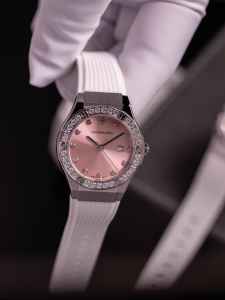 Reloj de Moda para Mujer Alexander Ferros 2251S-18 con Cristal de Zafiro, Cuarzo Ronda, Correa de Goma, Resistente al Agua 50m, Esfera de Acero Inoxidable - Product Image 6
