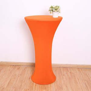 Factory Direct Durable Spandex Knitted <b>Table</b> Cover round Pattern White <b>Table</b> <b>Cloth</b> for Weddings and <b>Parties</b> - Product Image 2