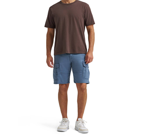 Pantalones cortos de color sólido para hombre, cintura media, elásticos, de algodón, de la mejor calidad, estilo casual, con bolsillos, tela transpirable. - Product Image 1