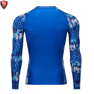 Unisex <b>Long</b> <b>Sleeve</b> <b>Compression</b> <b>Shirt</b> Crew Neck Sublimation Printed Quick Dry Breathable Full <b>Sleeve</b> Sports Body - Product Image 2