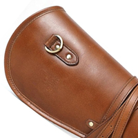 Sac à fusil en cuir véritable le plus vendu, personnalisable OEM, design réglable, sac à fusil professionnel en cuir