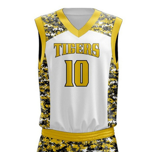 Conjunto de Camiseta de Baloncesto para Hombre, Logotipo Personalizado, Transpirable, de Secado Rápido, Uniforme con Impresión por Sublimación, Ropa Deportiva de Equipo al por Mayor - Product Image 4