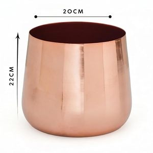 Maceta de Metal Hecha a Mano, Moderna, para Plantas de Interior, Decorativa, para Hogar, Oficina, Sala de Estar, Jardín - Product Image 6