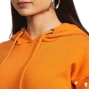 Sweat-shirts à manches longues pour femmes, sweat-shirt en tricot pour femmes, pull décontracté, couleurs unies, sweat-shirt 100% coton - Product Image 4
