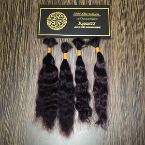 Offre Spéciale 12A Vierge Vague de Corps Indien Naturel Couleur de Cheveux Remy En Vrac 100% Cheveux Plus Forts Non Traités Aucun Compromis dans la Qualité - Product Image 6