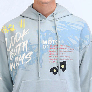 Men's Gym Fitness Pullover <b>Hoodie</b> with Casual Pocket Printing Design Knitted Sweatshirt Anti-Shrink and Anti-Wrinkle <b>Hoodie</b> - Product Image 5