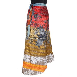 Falda/Vestido Multiusos de Último Diseño, Sari de Seda India, Faldas Mágicas Envolventes, Fabricante y Mayorista - Product Image 1