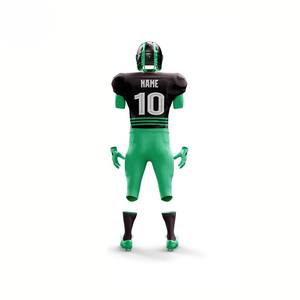 Custom Design Breathable American Football Uniforms 100% Polyester Fabric Plus Size Team Jerseys Short Sleeves Printed Uniforms - Product Image 6