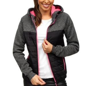 Vendredi noir Nouveau Design Offre Spéciale 100% Ouate Polyester Puffer capuche Femme Veste - Product Image 3
