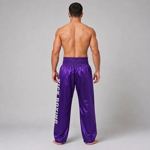 Kick Boxing <b>Trouser</b> Professional Athletic Bottoms Stretch Polyester/Nylon for Martial Arts <b>Training</b> Gym Workouts Sports - Product Image 6