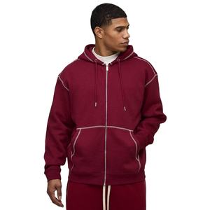 Sudaderas con Capucha Extra Grandes de Algodón Grueso, Teñido Liso, Transpirables, Ecológicas y de Alta Calidad para Invierno, Unisex, con Logotipo Personalizado para Hombre - Product Image 1