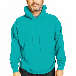<b>Men</b> <b>Pullover</b> Hoodie Fleece 100% Cotton Quick Dry Breathable OEM Service Streetwear Long Sleeves - Product Image 5