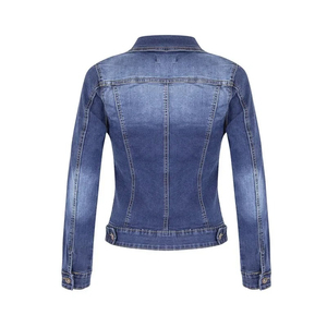 Manufacturer Casual <b>Lightweight</b> Button Woven <b>Denim</b> Jeans <b>Jacket</b> Cotton Solid Customized Size Windproof Eco-Friendly Quick Dry - Product Image 6