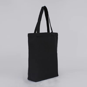 Bolsas de Lona Resistentes al Agua Estilo Inglés Color Sólido Correa para el Hombro Bolsa de Compras para Todas las Temporadas Forro de Poliéster Blanco - Product Image 2