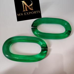 MN EXPORTS Escultura de Resina Hecha a Mano, Cadena Circular Verde, Decoración Artística para Colgar en la Pared, Modelo Coleccionable - Product Image 4