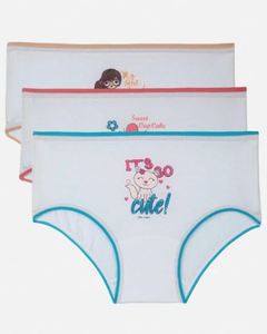 Braguitas de algodón de cintura baja para niñas, ropa interior moderna, cómodas, para uso diario, de proveedor indio a bajo precio. - Product Image 1