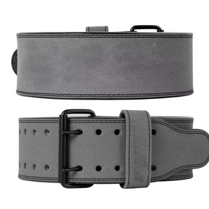 High Quality leather weightlifting belt designed for maximum stability heavy lifts gym performance gear - Product Image 1