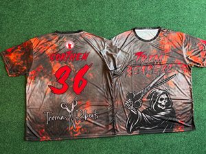 เสื้อฟุตบอลพิมพ์ลายดิจิทัล เสื้อฟุตบอลแบบกำหนดเอง ชื่อทีมและหมายเลขส่วนตัว เสื้อซ้อม เสื้อฟุตบอลสั่งทำพิเศษ - Product Image 6