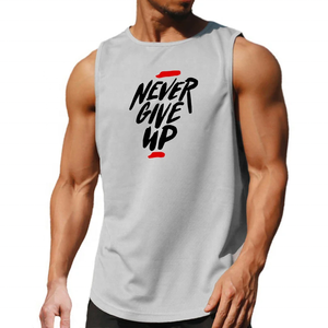 เสื้อกล้ามออกกำลังกายแขนกุดแห้งเร็วสำหรับผู้ชายชุดออกกำลังกายเล่นบาสเก็ตบอลทรงหลวมสำหรับใส่วิ่งออกกำลังกายฤดูร้อน - Product Image 5