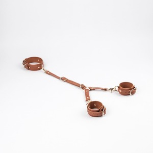 Premium Chrome Tanned Genuine Leather Restraints 11Pcs <b>Kit</b> Wholesale <b>Bondage</b> Fetish Gear Manufacturer RTTS-0030 - Product Image 2