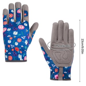 Gants de jardinage longs en cuir avec protection du bas du bras, gants de travail pour le désherbage, le creusement, la plantation, le bêchage et la taille, gants de sécurité - Product Image 3