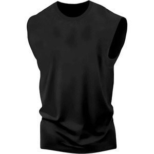 เสื้อกล้ามผู้ชายระบายอากาศได้ดี ผ้าฝ้าย 100% พรีเมียม 275 GSM สำหรับออกกำลังกายและวิ่ง พร้อมโลโก้สั่งทำ - Product Image 6