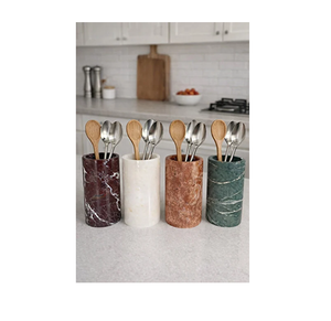 Manufacture 4 Pieces In Different Marble Color Kitchen Countertop Cooking Tool Holder With Amazing Price - Product Image 1