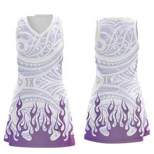 Conception confortable, logo personnalisé, couleur personnalisée, taille personnalisée, uniforme de netball pour femmes, impression numérique, durable, séchage rapide, de qualité supérieure - Product Image 4