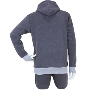 Sudadera con Capucha de Algodón y Forro Polar para Hombre, Diseño Color Block, Venta al por Mayor, Logotipo Personalizado, Ropa Urbana, Proveedor a Granel, Fábrica OEM ODM - Product Image 2