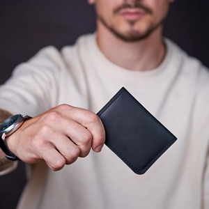 Trendy Minimalist Tactical Pouch <b>Slim</b> Microfiber Waterproof Front Pocket Card Holder Thin Compact Unisex Outdoor Everyday Carry - Product Image 2