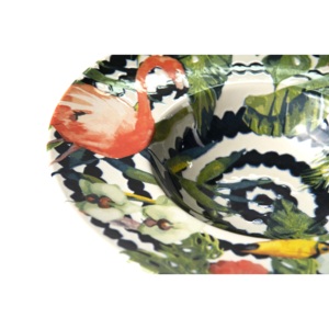 จานพาสต้าเอ็กเซลซา ทรอปิคอล ชิค เซรามิก 28.5 ซม. หลากสี ชุด 6 ใบ - Product Image 3